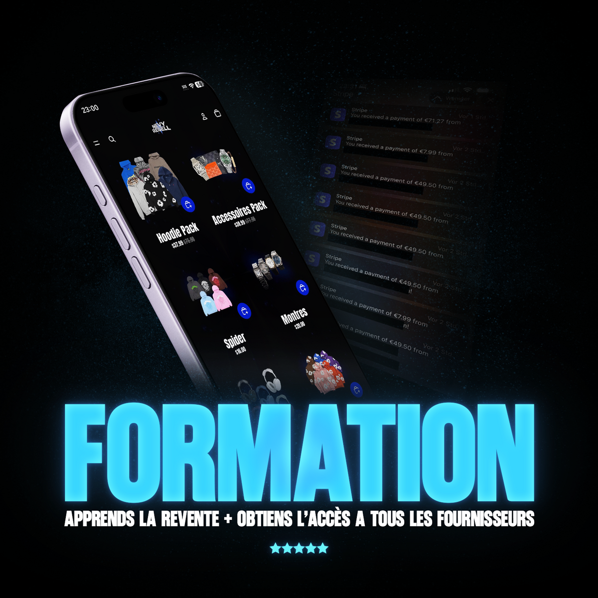 Formation + Tous les fournisseurs